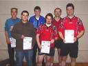 Die Sieger der Klasse Herren C bei den Kreismeisterschaften der Erwachsenen und Senioren in der Saison 2002/2003 in Trossenfurt.