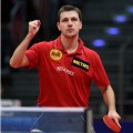 Timo Boll ballt die Faust Timo Boll ballt die Faust