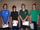 Die Sieger der Jungen bei den Kreismeisterschaften der Jugend in der Saison 2009/2010 in Knetzgau.