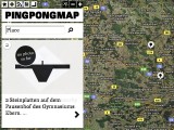 PingPong-Map - Landkarte mit Tischtennistischen