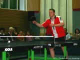 Alexander Burkard bei der Tischtennisshow