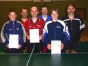 Die Sieger der Klasse Herren A/B beim 1. Kreisranglistenturnier der Erwachsenen in der Saison 2001/2002 in Hofheim.