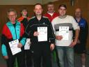 Die Sieger der Klasse Herren C beim 1. Kreisranglistenturnier der Erwachsenen in der Saison 2007/2008 in Ebern.