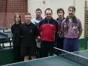 Die Sieger der Klasse Herren D beim 1. Kreisranglistenturnier der Erwachsenen in der Saison 2000/2001 in Burgpreppach.