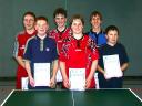Die Sieger der Jungen beim 1. Kreisranglistenturnier der Jugend in der Saison 2001/2002 in Haßfurt.
