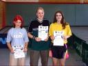 Die Sieger der Mädchen beim 1. Kreisranglistenturnier der Jugend in der Saison 2003/2004 in Haßfurt.