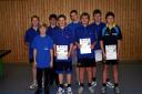 Die Sieger der Schüler A beim 1. Kreisranglistenturnier der Jugend in der Saison 2004/2005 in Ebern.