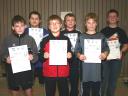 Die Sieger der Schüler B beim 1. Kreisranglistenturnier der Jugend in der Saison 2005/2006 in Zeil.