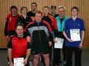 Die Sieger der Klasse Herren C beim 2. Kreisranglistenturnier der Erwachsenen in der Saison 2006/2007 in Ebern.