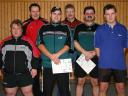 Die Sieger der Klasse Herren C beim 2. Kreisranglistenturnier der Erwachsenen in der Saison 2005/2006 in Ebern.