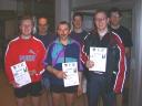 Die Sieger der Klasse Herren C beim 2. Kreisranglistenturnier der Erwachsenen in der Saison 2001/2002 in Ebern.