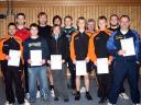 Die Sieger der Klasse Herren D beim 2. Kreisranglistenturnier der Erwachsenen in der Saison 2006/2007 in Ebern.