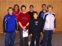 Die Sieger der Jungen beim 2. Kreisranglistenturnier der Jugend in der Saison 2003/2004 in Ebern.