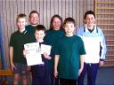 Die Sieger der Schüler C beim 2. Kreisranglistenturnier der Jugend in der Saison 2002/2003 in Knetzgau.