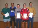 Die Sieger der Klasse Herren A/B bei den Kreismeisterschaften der Erwachsenen und Senioren in der Saison 2002/2003 in Trossenfurt.