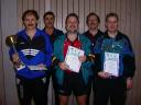 Die Sieger der Klasse Herren A/B bei den Kreismeisterschaften der Erwachsenen und Senioren in der Saison 2000/2001 in Knetzgau.