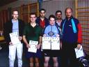 Die Sieger der Klasse Herren C bei den Kreismeisterschaften der Erwachsenen und Senioren in der Saison 2003/2004 in Knetzgau.