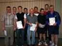 Die Sieger der Klasse Herren D bei den Kreismeisterschaften der Erwachsenen und Senioren in der Saison 2006/2007 in Knetzgau.