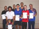 Die Sieger der Klasse Herren D bei den Kreismeisterschaften der Erwachsenen und Senioren in der Saison 2002/2003 in Trossenfurt.