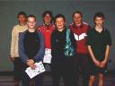 Die Sieger der Jungen bei den Kreismeisterschaften der Jugend in der Saison 2003/2004 in Ebern.