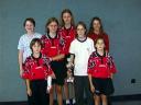 Die Sieger der Mädchen bei den Kreismeisterschaften der Jugend in der Saison 2000/2001 in Haßfurt.