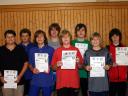 Die Sieger der Schüler A bei den Kreismeisterschaften der Jugend in der Saison 2007/2008 in Ebern.