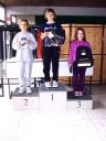 Die Sieger der Minimeisterschaften der Mädchen Altersklasse 1991 und jünger in der Saison 2001/2002 in Ebern.