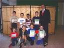 Die Sieger der Minimeisterschaften der Jungen Altersklasse 1992/1993 in der Saison 2002/2003 in Ebern.