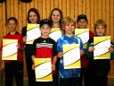 Die Sieger der Minimeisterschaften der Jungen Altersklasse 1995/1996 sowie Mädchen in der Saison 2005/2006 in Ebern.