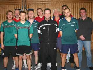 Die Endspielteilnehmer der Pokalendrunde der Herren in der Saison 2006/2007 in Ebern.