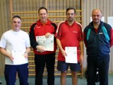 Die Sieger der Klasse Herren C bei den Kreismeisterschaften der Erwachsenen in der Saison 2008/2009 in Knetzgau.