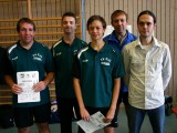 Die Sieger der Klasse Herren D bei den Kreismeisterschaften der Erwachsenen in der Saison 2008/2009 in Knetzgau.