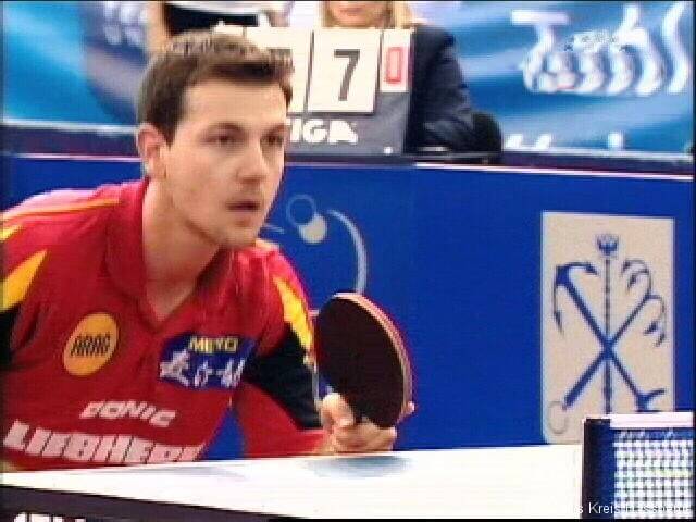 Timo Boll bei den Tischtennis-Europameisterschaften in St. Petersburg