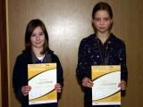 Die Sieger der Minimeisterschaften der Mädchen Altersklasse 1998/1999 in der Saison 2008/2009 in Bundorf.