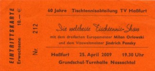 60 Jahre Ttischtennisabteilung TV Hassfurt