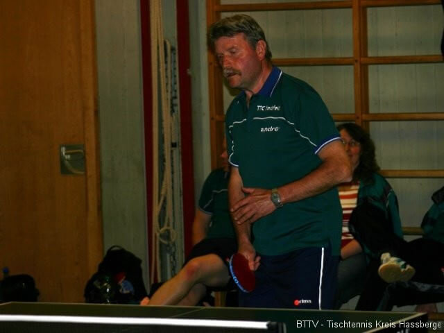 Albin Schuler nach einem Punktgewinn.