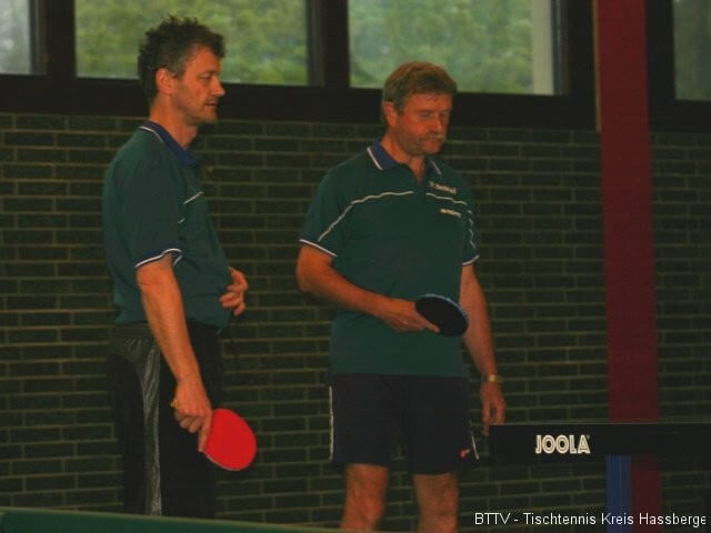Thomas Glücker und Albin Schuler im Doppel.