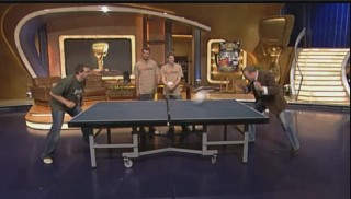 Kopftischtennis - Elton vs. Stefan Raab