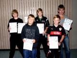 Die Sieger der Jungen bei den Kreismeisterschaften der Jugend in der Saison 2009/2010 in Knetzgau.