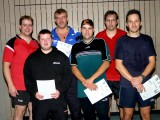 Die Sieger der Klasse Herren C bei den Kreismeisterschaften der Erwachsenen in der Saison 2009/2010 in Knetzgau.