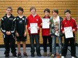 Die Sieger der Schüler A beim 2. Kreisranglistenturnier der Jugend in der Saison 2009/2010 in Haßfurt.
