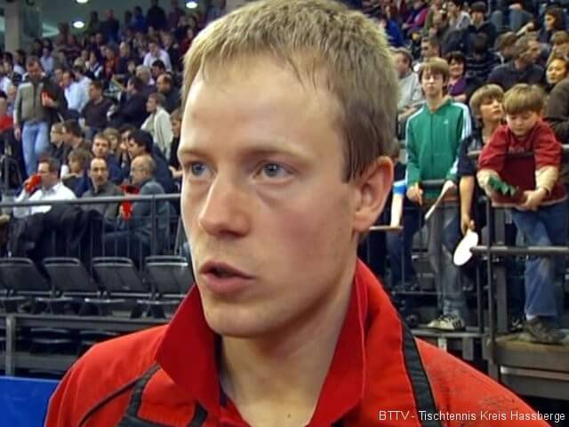 Patrick Baum im Interview bei der Tischtennis deutsche Meisterschaft 2010