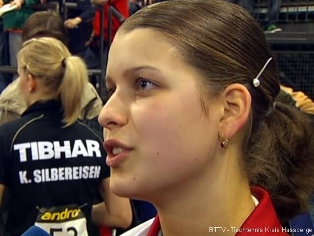 Petrissa Solja im Interview bei der Tischtennis deutsche Meisterschaft 2010