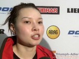 Wu Jiaduo im Interview bei der Tischtennis EM 2009 in Stuttgart